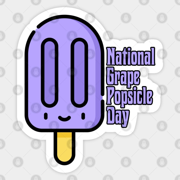 National Grape Popsicle Day Sticker by HolidayBug